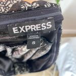 EXPRESS Women Black and White Strapless Strapless Top, Lightweight Sheer Top SzS Photo 3