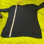 Lucky Brand Women's Navy Blue V-Neck Top Photo 6