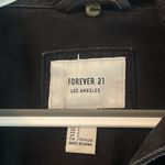 Forever 21 Black Cropped Denim Jacket Photo 2