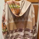 Urban Outfitters  BDG Delaney Fleece Cardigan Hoodie Aztec XS Photo 1