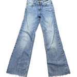 Ariat Denim Perfect Rise Bootcut Trouser Jeans Womens 25R Blue Frayed Hem Rodeo Photo 0