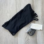 l*space L* Bikini Top NWT harrington bandeau strappy womens Black (xsmall) Photo 1