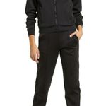 Zella NWT 🖤  Side-Step Track Pants/Joggers, Side & Back Zip Pockets, BLACK, XXL Photo 2