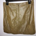 Free People  faux leather mini skirt size 6 Photo 1