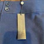 Talbots NWT Navy Blue Midi Pencil Skirt Zipper In Back SZ 2P 2 Pockets Photo 7