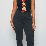 Fashion Brand Company NWT TALL Nap Jeans For Big Butts Black Denim size XL Photo 0