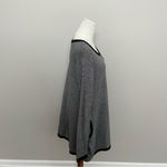 Vintage Pashoot Tunic Sweater Striped Lightweight Pockets Lagenlook Black White Size M Photo 8