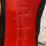 Christian Louboutin Crystal Embellished Peep Toe Heels Photo 5