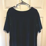 Fashion Bug  Vintage Green Velvet Midi Sheath Dress Size 18/20 Holiday Christmas Photo 9