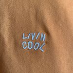 Livin Cool ESSENTIAL CROPPED SWEATSHIRT IN ORANGE JULIUS - MEDIUM Photo 5