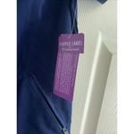 Purple Hands Women's Navy Scrub Top Purple Label Limited Edition Small NEW Photo 2