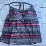 Kona Sol  Vibrant Patterned Halter Top Photo 0