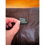 Style & Co Women’s Brown Cropped Pants Size 14 Stretch Button Hem Pocket Detail Photo 5