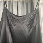 Victoria's Secret  Black Satin Lace Chemise Medium Photo 2