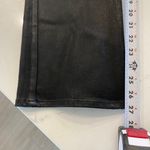 7 For All Mankind NWT High Waist Slim Kick Jeans in Coated Black Size 32 Photo 12