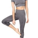 Ivy Park  Beyonce Seamless Gray Crop Leggings Inseam 18" Size S/M EUC #7472 Photo 0