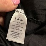 Lulus NWOT  Women's I'm All Yours Black Satin Cutout Ruffled Maxi Dress M Formal Photo 9