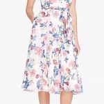 Tahari  Floral Midi Dress with Belt Size 6 Photo 0