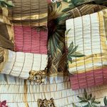 Alfred Dunner Vintage coastal Grandma Grannycore 100% silk cheetah tropical blouson jacket 16 Photo 2