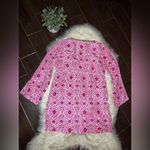 Victoria's Secret  Pink/white/gold Silk Blouse/Tunic Size M/L Photo 4