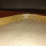 Brown Leather Belt Handcrafted Italian Roco Ornate Brass Buckle Detailing Size 34 Photo 11