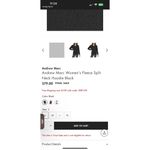 Andrew Marc  Sport Women's Fleece Split Neck Hoodie Black Size S NWT $79 Photo 8