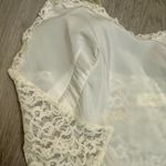 Vintage 1950s Barbizon Ivory Taffreda Full Slip Antique Retro Glam Rockabilly White Size undefined Photo 6