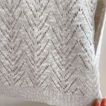 Mak | Back Crochet Long Sleeves Sweater | S | Oatmeal | MK3373 | Sample Sale Photo 3