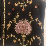 Carole Little II Vintage Black Beaded 20W Vest. 2655 Photo 2