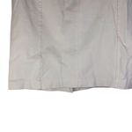 J. McLaughlin Womens Khaki Stretch A-Line Mini Skirt Size 2 Button Back Preppy Photo 3