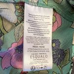 EsQualo Floral Sleeveless Tie
Resort Island Green Pink Women's Top Sz 4 Photo 3