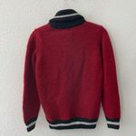 Y2K Red & Black Fitted Ski Sweater Size Junior’s Large by The Slope Photo 2