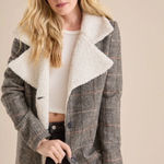 Altar'd State NWOT Altar’d state Opal Plaid Coat Photo 0