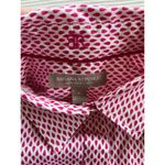Banana Republic  Women's Pink Gingham Button-Up Shirt Size 6 Fitted Professional Photo 2
