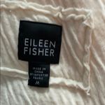 Eileen Fisher  Cream Textured Hooded Vest Photo 5