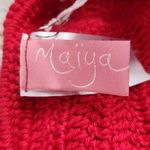 Maiya Paris Lili Bikini Bottom in Cerise Red Crochet Small NWT Photo 5