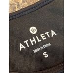 Athleta  Black Gray Orange Racerback Sports Bra‎ Small Photo 3