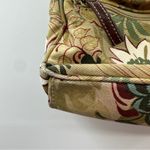 Vintage Caribbean Joe Cream Earth Tone‎ Floral Print Hobo Shoulder Bag Brown Photo 8