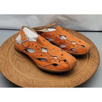 Bernie Mev  Women's Orange Sandal Size 37EU / 6.5 US Slip ons flats Photo 0
