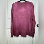 Time and Tru Morgan Wallen Washed Dye Burgundy Sweatshirt Pink Size L Photo 2