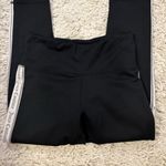 Juicy Couture  Black Sport Leggings with Athletic Stripes Size M Photo 6
