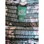 Wild Fable FLIRTY Floral Cropped Smocked Long Sleeve Square Neck Boho Top Medium Photo 5