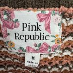 Pink republic  Cropped Striped Knit Sweater Photo 3