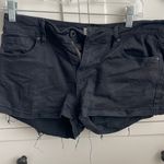 Bullhead Women’s Black Denim Cuffed Low Rise Shorts Photo 0