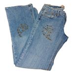 American Rag American Ragties Size 7 Jeans Blue Metal Light Blue Jeans Unique Boho Photo 0