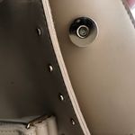 Beige LD brand handbag purse. With double short and long hand straps. Tan Photo 7