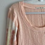 Free People Top We The Free Big Sur Long Sleeve T-Shirt Soft Pink Combo XS GUC Photo 6