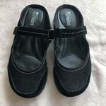 White Mountain  Womens Footbeds Slip On Mary Jane Mules Clogs Black Sz 8. Photo 2