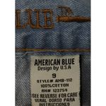 American Blue ~ Distressed Jeans ~ Sz 9 ~ Light ~ Juniors Mom Style Jeans Photo 7