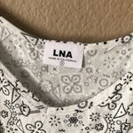 LNA NWT swing printed Cami top grey bandana Photo 3